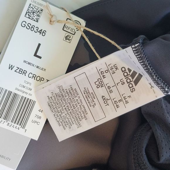 Adidas Zebra Crop Top  - Picture 5 of 6